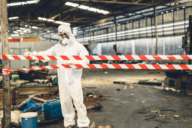 Professional Trauma Scene Cleanup technician working in Kirklin, IN